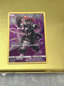 Pokemon TCG Armored Mewtwo SM228 Near Mint Holo - Image 1