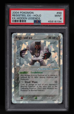 2004 Pokemon EX Hidden Legends Holo Registeel EX #99 PSA 9 MINT - Image 1