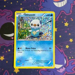 Oshawott 4/12 Holo McDonalds Promo 2011 Pokemon LP/ NM - Image 1