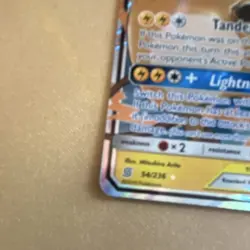 Pokemon Raichu & Alolan Raichu GX 54/236 Ultra Rare Holo TAG TEAM Unified Minds - Image 4