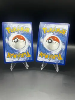 Larvitar 105/197 & Pupitar 106/197 Cosmos Holos Obsidian Flames Pokemon TCG NM - Image 2