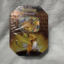 Pokemon TCG Raichu GX Hidden Fates Tin - Image 1