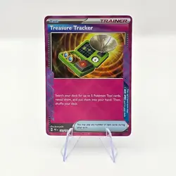 Pokemon Treasure Tracker 131/131 Prismatic Evolutions ACE SPEC Holo Rare NM - Image 1