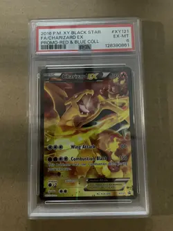 2016 POKEMON XY BLACK STAR PROMO CHARIZARD EX #XY121 HOLO PSA 6 - Image 1