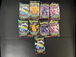 Pokemon Paldean Fates Booster Pack Bundle (9 Packs) - Factory Sealed | English | - Image 1
