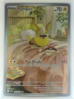 Yamper 099/094 ME02: Phantasmal Flames Illustration Rare Holo Near Mint - Image 1