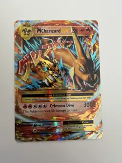 Pokemon Evolutions Mega Charizard EX 13/108 LP+ Condition - Image 1