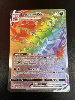 Eternatus VMAX Secret Rare Holo 192/189 Darkness Ablaze 2020 Pokemon TCG - Image 1