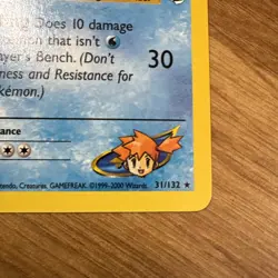 Pokemon TCG Misty's Poliwrath Gym Heroes 31/132 Non-Holo Unlimited Rare - Image 4