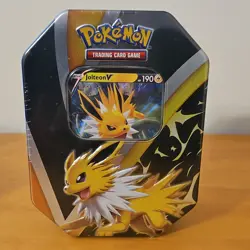 Pokemon TCG Sealed Tin Box Set Flareon V Vaporeon V Jolteon V (Factory Sealed) - Image 4