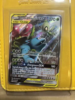 2019 Pokemon Celebi & Venusaur GX SM167 Tag Team Promo - Image 1