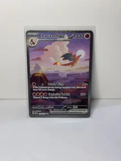 Pokemon TCG Charizard EX 199/165 Scarlet & Violet 151 Special Illustration Rare - Image 1