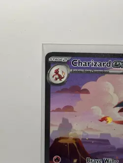 Pokemon TCG Charizard EX 199/165 Scarlet & Violet 151 Special Illustration Rare - Image 3