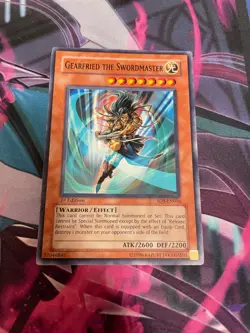 YUGIOH - GEARFRIED THE SWORDMASTER - COMMON - SD5 - 1ST ED - NM - Image 1