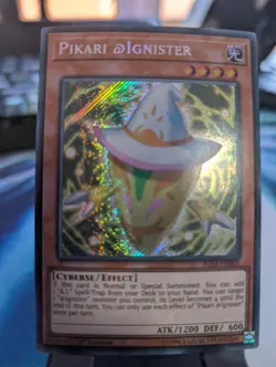 YuGiOh! Pikari @Ignister IGAS-EN001 Secret Rare 1st Ed - Image 1