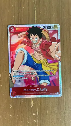 Monkey.D.Luffy (024) OP01-024 Romance Dawn Foil SR ENGLISH One Piece 3⚓📈 - Image 1