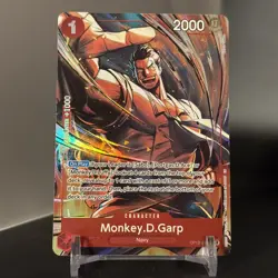 Monkey D Garp Alt Art OP13-016 Carrying on His Will - One Piece English - Image 1
