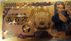 RARE Nico Robin One Piece Anime 24K Gold Flake Berry Dollar USA SELLER - Image 3