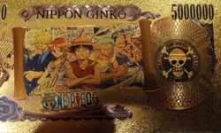 RARE Nico Robin One Piece Anime 24K Gold Flake Berry Dollar USA SELLER - Image 5