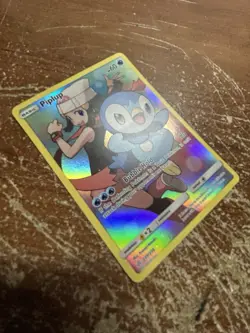 Pokemon TCG 2019 Secret Rare Piplup Holo Card 239/236 Sm-Cosmic Eclipse - Image 4