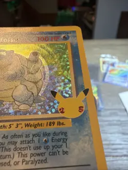 Pokemon TCG Blastoise Celebrations: Classic Collection 2/102 Holo Holo Rare - Image 4