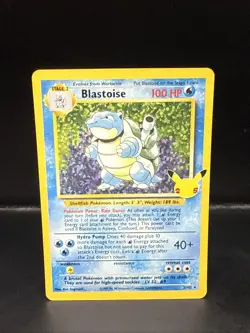 Pokemon TCG Blastoise Celebrations: Classic Collection 2/102 Holo Holo Rare - Image 2