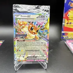 POKEMON Eevee EX 075/131 Stamped Prismatic Evolutions Surprise Box Promo SEALED - Image 1