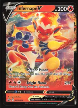 Infernape V - SWSH252 - Ultra Rare - SWSH Black Star Promo - Pokemon Card - Image 1