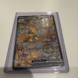 Alakazam ex 201/165 Sv: Scarlet & Violet 151 Full Art Holo Pokemon Trading Card - Image 1