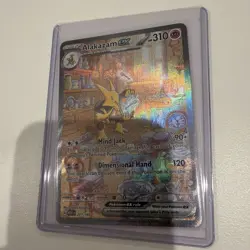 Alakazam ex 201/165 Sv: Scarlet & Violet 151 Full Art Holo Pokemon Trading Card - Image 2
