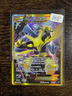 2016 Pokemon Alakazam EX (Secret) - XY - Fates Collide 125/124 MP - Image 1
