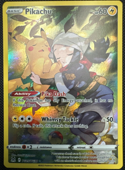 PIKACHU - TG05/TG30 Holo Lost Origin Trainer Gallery Pokemon Near Mint - Image 3