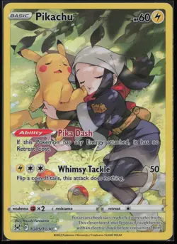 PIKACHU TG05/TG30 HOLO TRAINER GALLERY RARE LOST ORIGIN TRAINER GALLERY POKEMON - Image 1