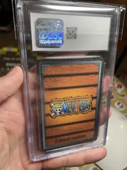 Vintage One Piece TCG SANJI 2002 CCG Holo CARD Near Mint CGC 7, Japanese - Image 4