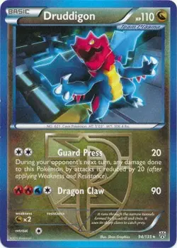 Druddigon 94/135 - Pokemon Plasma Storm Rare Card - Image 1