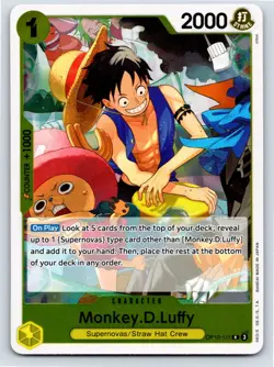 Monkey.D.Luffy OP10-111 Royal Blood One Piece TCG - English NM R Foil - Image 1