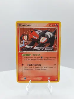 Pokemon Card Houndour 60/109 EX Team Rocket Returns Common - Image 1
