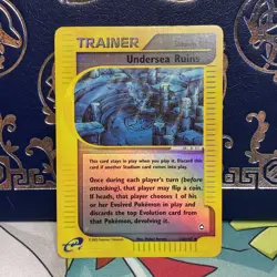 Undersea Ruins - 138/147 - Pokemon Aquapolis Reverse Holo Card Singles NM - Image 1