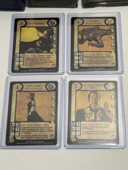 Dune CCG Eye of the Storm Lot of 249 Cards Lady Jessica, Korba, Deck Box & More! - Image 2