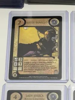 Dune CCG Eye of the Storm Lot of 249 Cards Lady Jessica, Korba, Deck Box & More! - Image 4