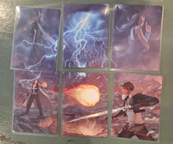 MTG Final Fantasy COMPLETE Scene Art Card Set All 24 MTG Magic FF1 FFVIII FFIX F - Image 4