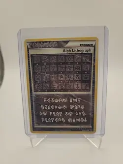 Pokemon Secret Rare Card - Alph Lithograph Three (Hs Undaunted) - Image 2