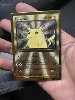 Pikachu - (Celebrations Metal Card) 058/102 Miscellaneous Cards & Products Holo - Image 1
