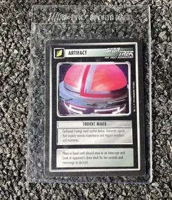 Vintage Star Trek CCG BB Premiere Edition "Thought Maker" Artifact Card - Image 1
