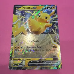 Pikachu ex 063/193 Paldea Evolved Double Rare Pokemon Card Mint NM - Image 1