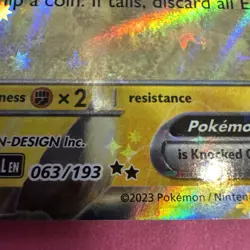 Pikachu ex 063/193 Paldea Evolved Double Rare Pokemon Card Mint NM - Image 5