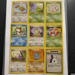 Vintage Pokemon TCG Base Set 2 - Lot of 9 Cards - Near Mint - Image 1