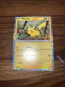 McDonald's 2024 Holo Pikachu Promo Card 002/015 Lightly Played - Image 1