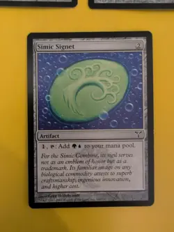 Signet Artifact x3 - Rakdos,Azorius,Simic MTG 3 Card lot. Dissension - Image 2