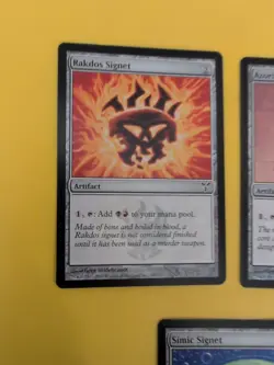 Signet Artifact x3 - Rakdos,Azorius,Simic MTG 3 Card lot. Dissension - Image 4